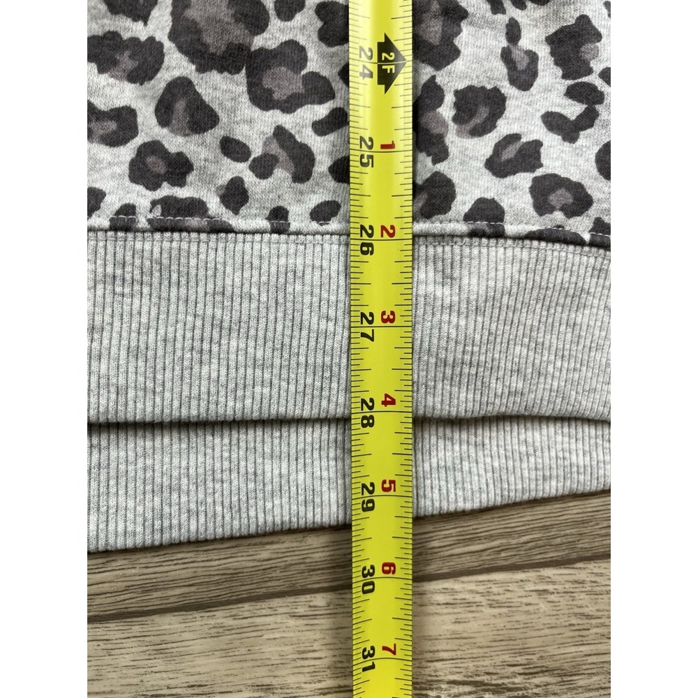 American Eagle Sweatshirt Small Ahh-mazingly Soft Jegging Fit Relaxed Leopard - Picture 7 of 13